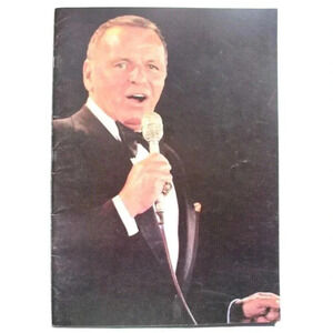 Vintage 1978 Frank Sinatra Photo Program Madison Square Garden NY Concert RARE